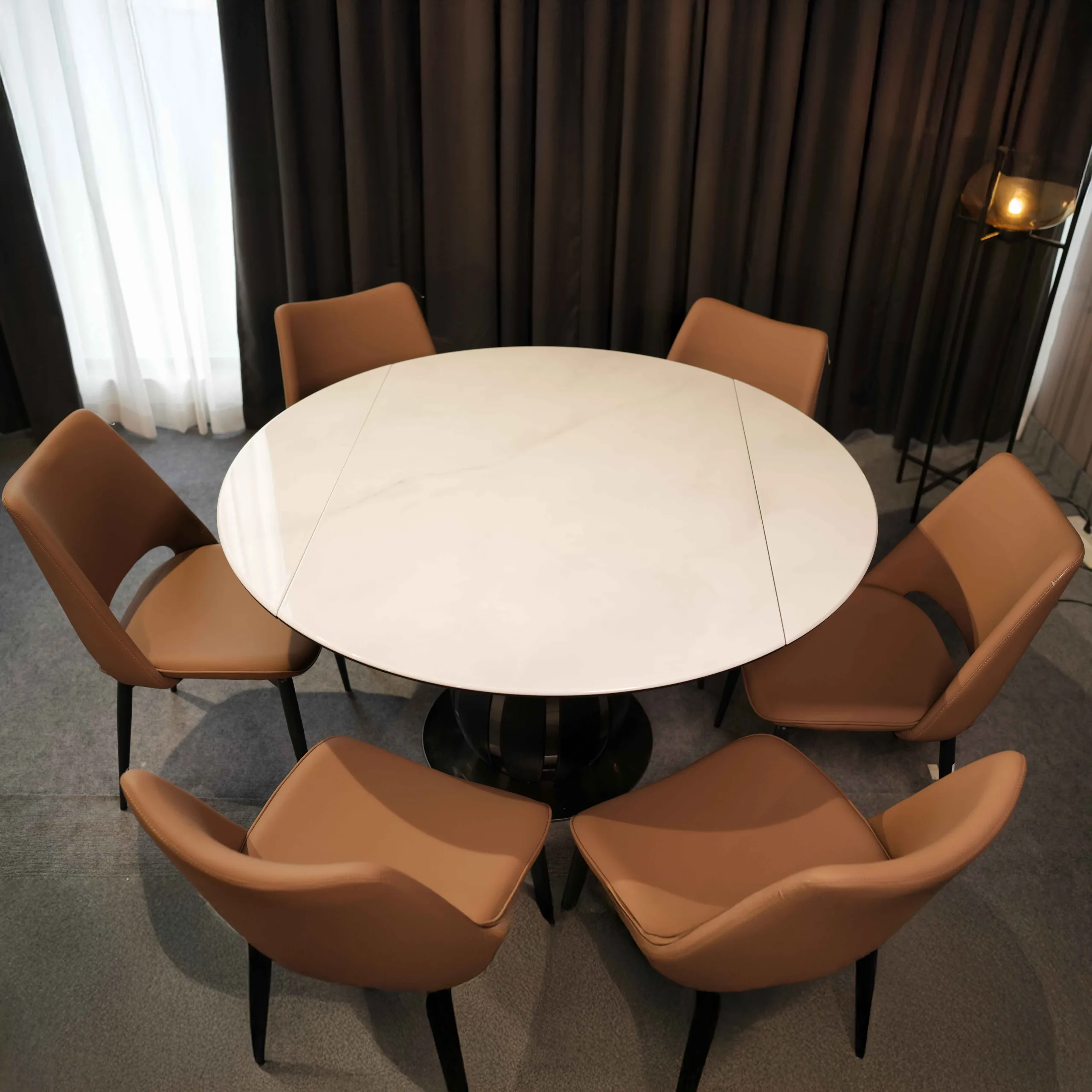 DINING TABLE ROUND ML DT 2404W - Image 9