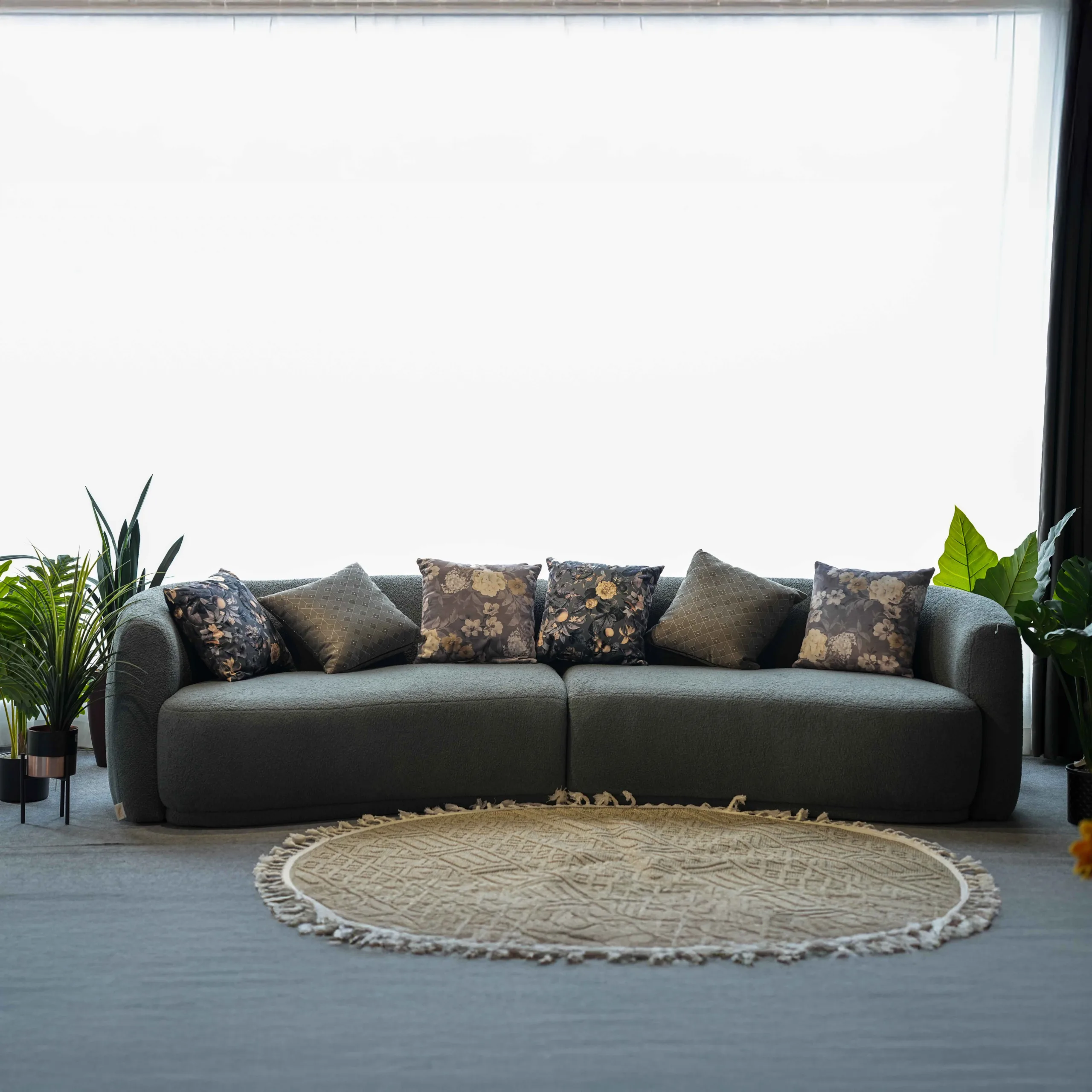 SOFA CURVED UL/9256 FRAMINGHAM 4S