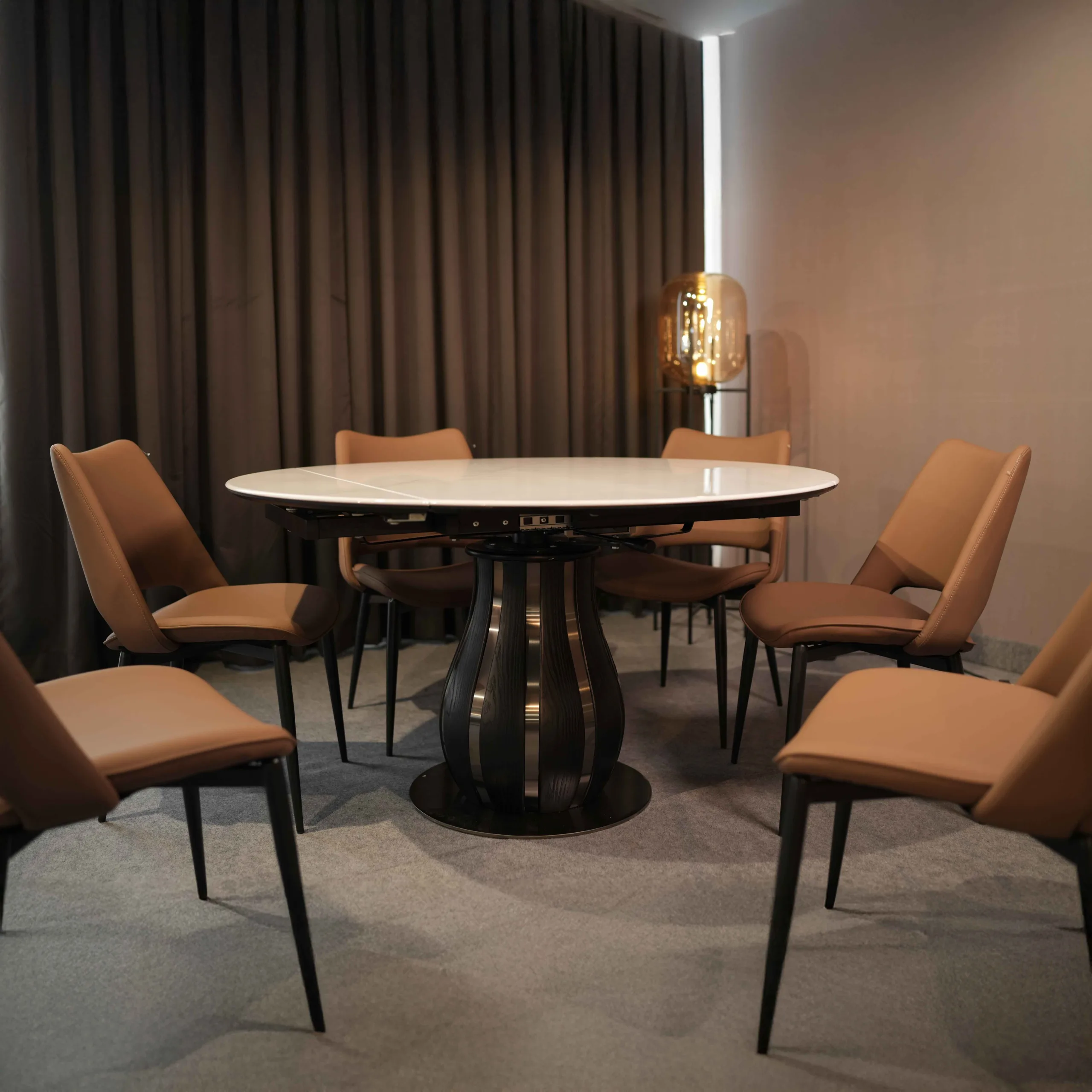 DINING TABLE ROUND ML DT 2404W - Image 8