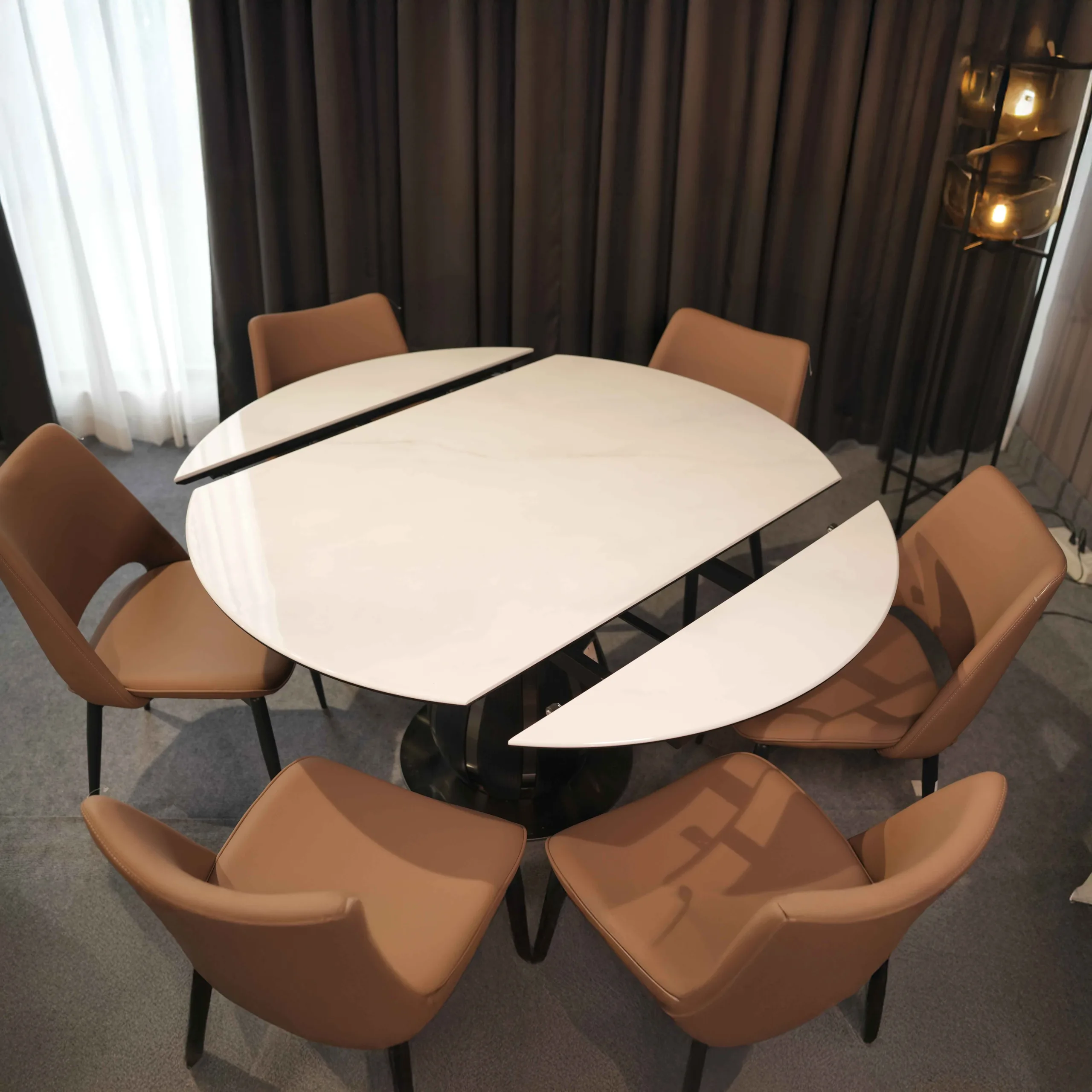 DINING TABLE ROUND ML DT 2404W - Image 4