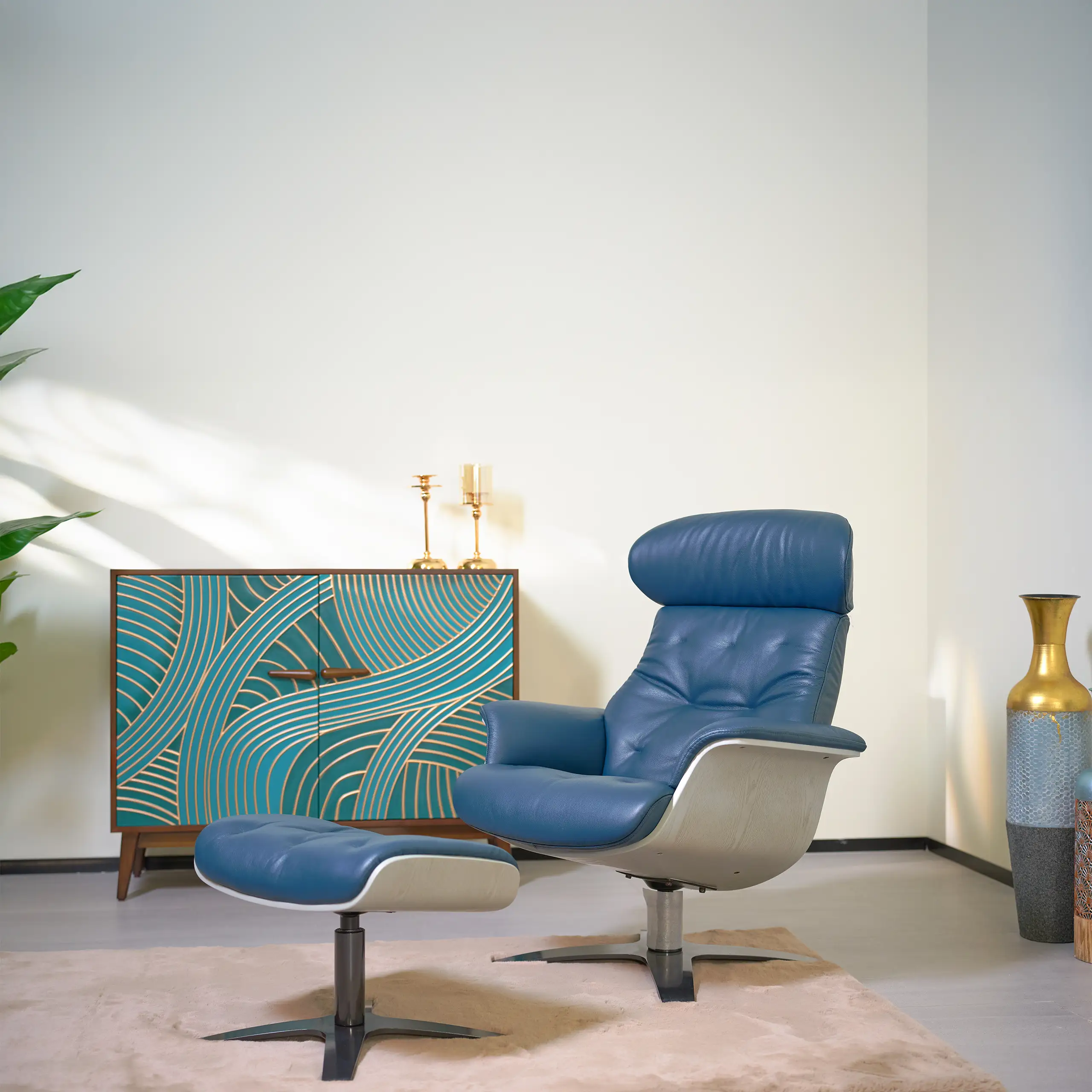 ACCENT CHAIR+OTTOMAN DSQ A938 M5661 - Image 4