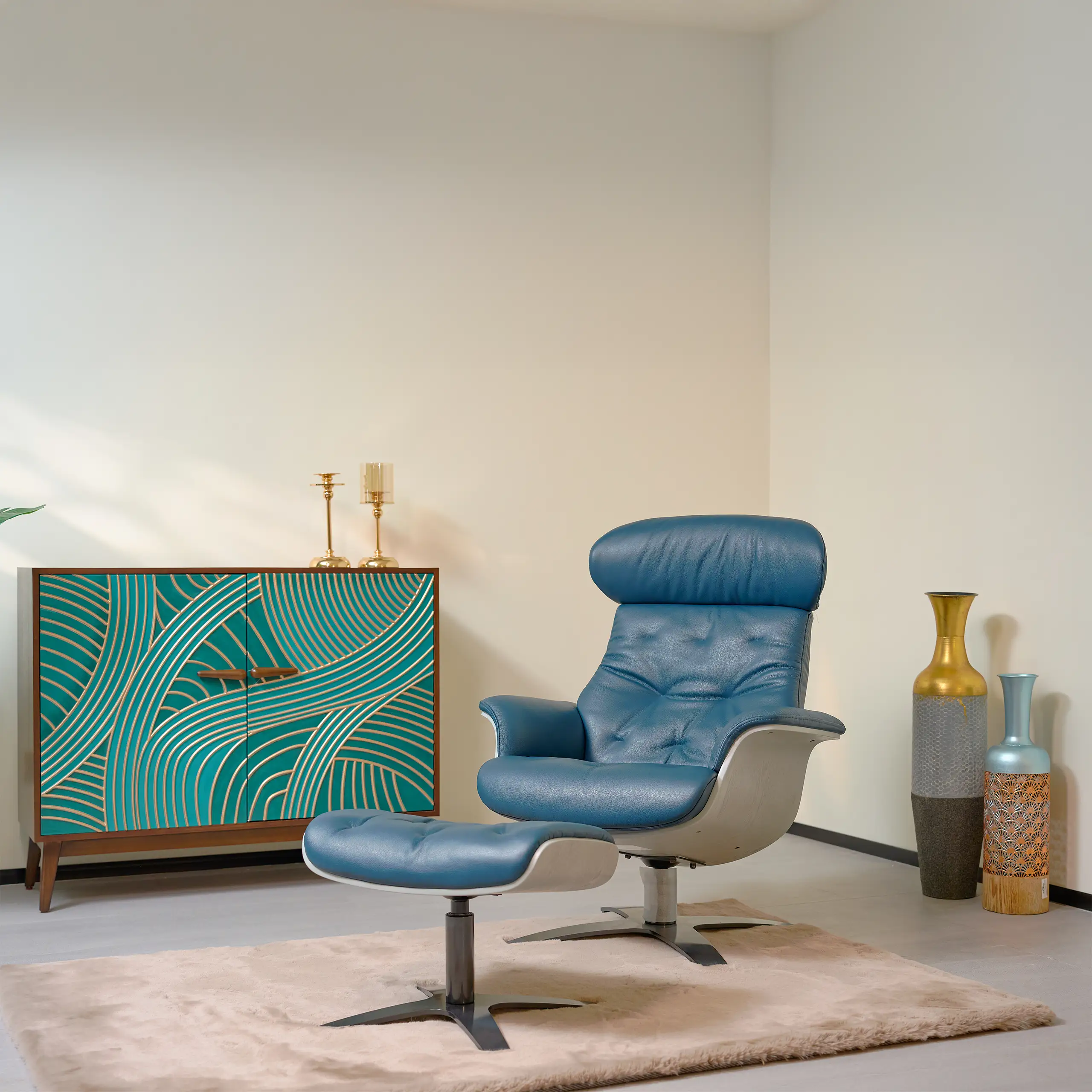 ACCENT CHAIR+OTTOMAN DSQ A938 M5661 - Image 3