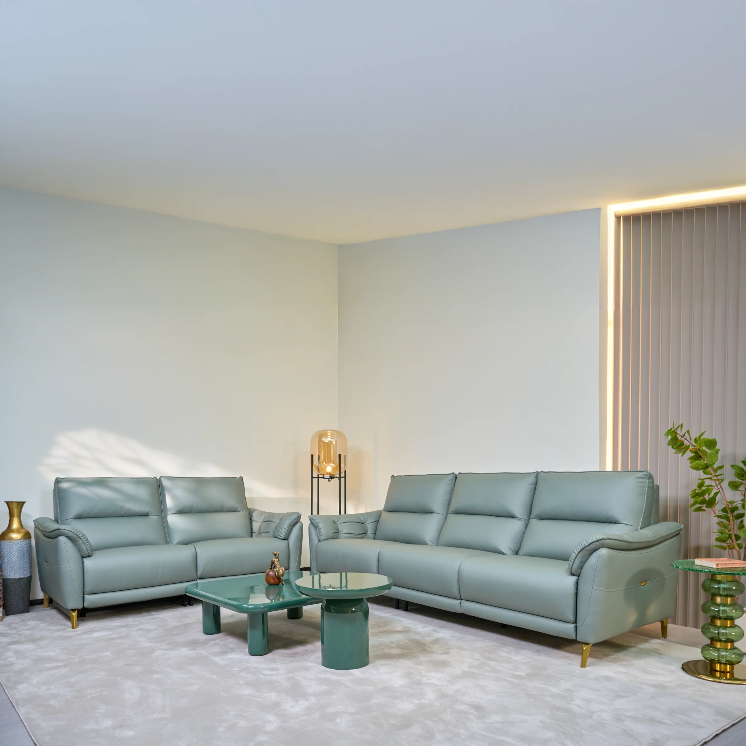 RECLINER SOFA SET DSQ KG6033 4+3 F0601702