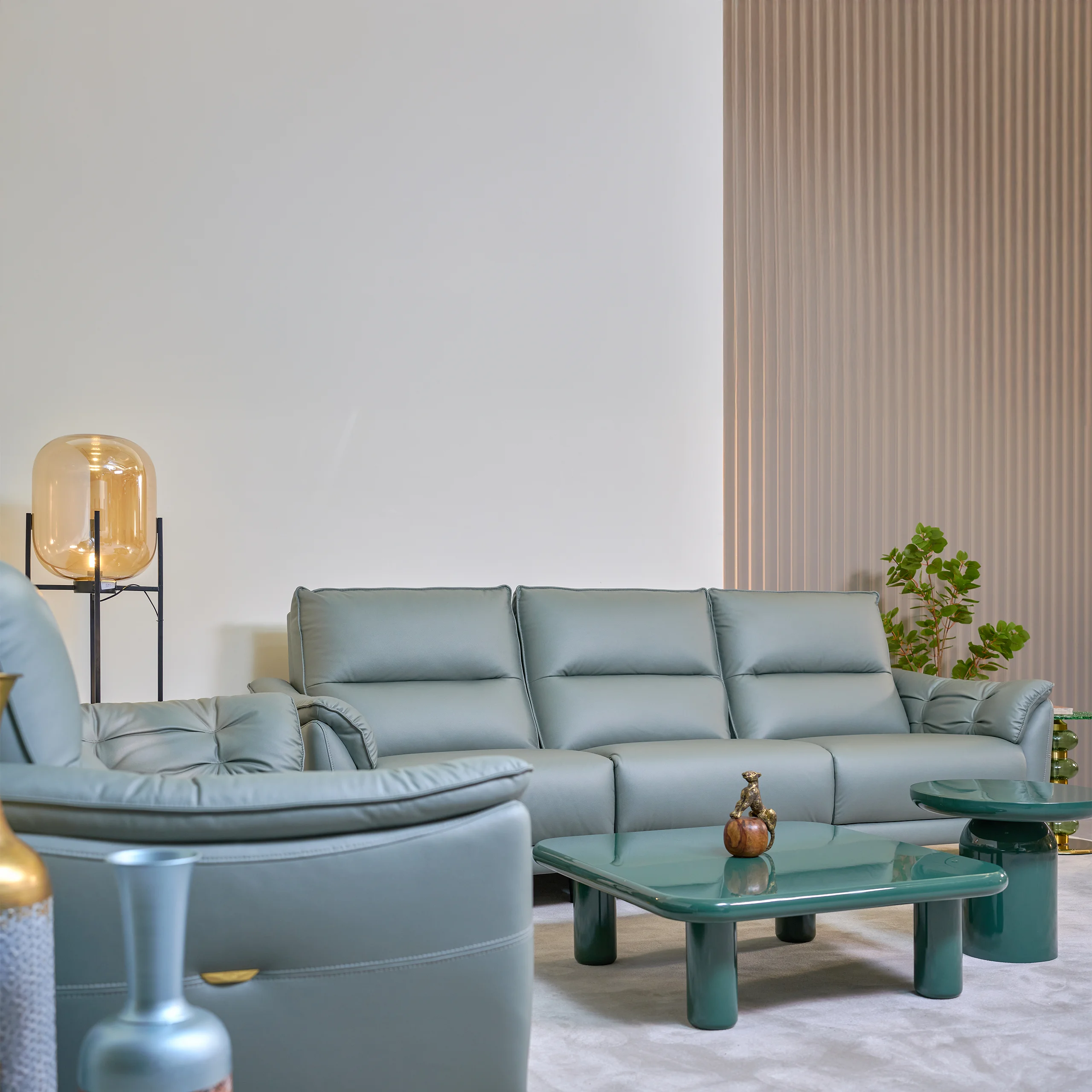 RECLINER SOFA SET DSQ KG6033 4+3 F0601702 - Image 3