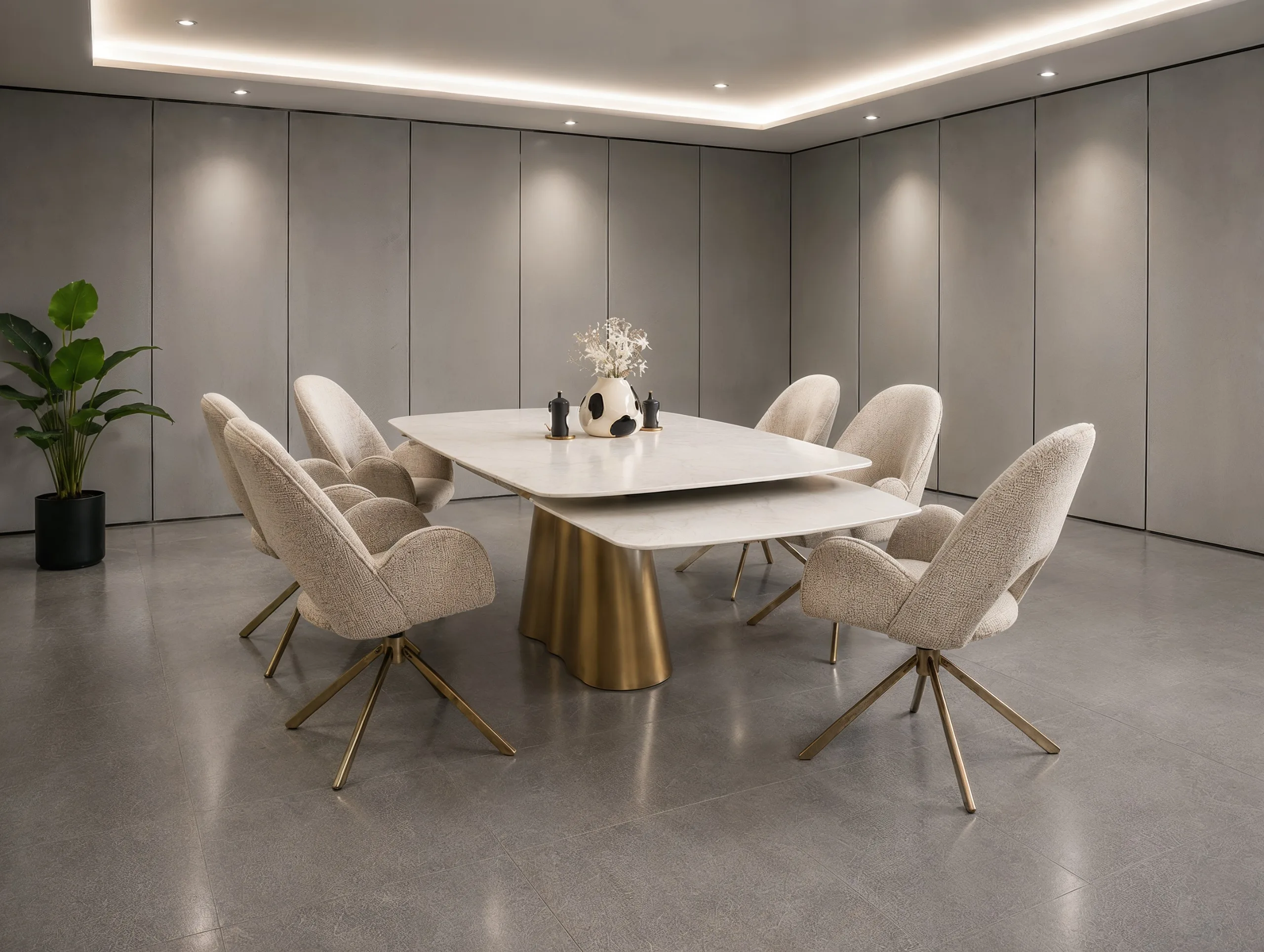 Dining table + 6 Chairs DSQ DF0034-6DT + DSQ DF2511C - Image 3