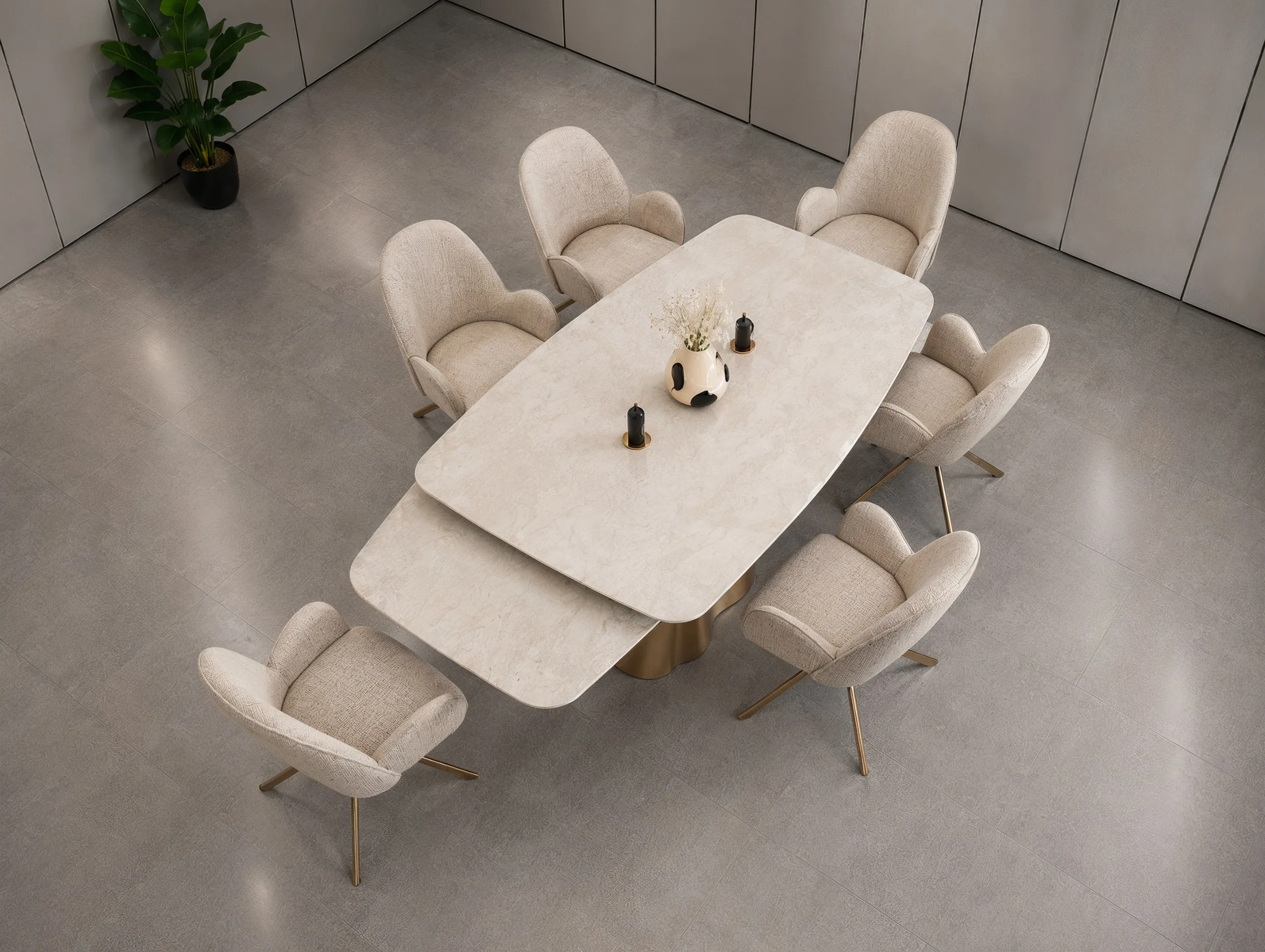 Dining table + 6 Chairs DSQ DF0034-6DT + DSQ DF2511C - Image 2