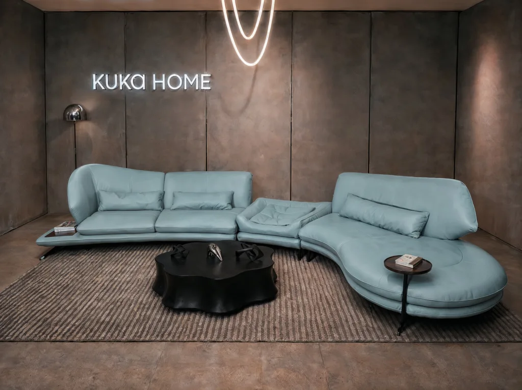 KUKA HOME SOFA DSQ KF2157 Italian Full Leather Sofa | HomeSoul Theyyampattil